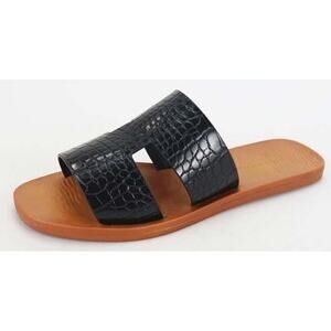 Miranda Slide Sandal-Black